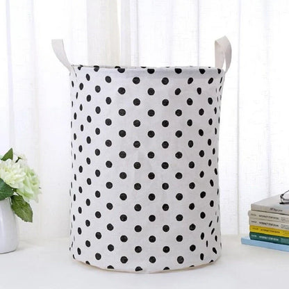 European-style cotton and linen dirty clothes basket in various designs