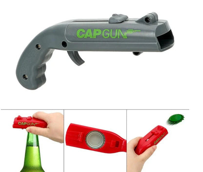 A catapult-style bottle opener made of high-quality ABS plastic, designed with a playful American-inspired flair to add entertainment to any British drinking occasion.