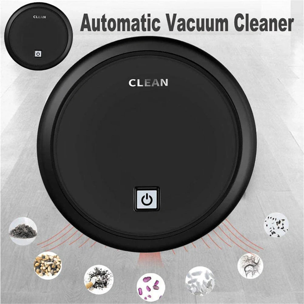 3-in-1 Robot Vacuum Cleaner with smart sensor and 1800Pa suction