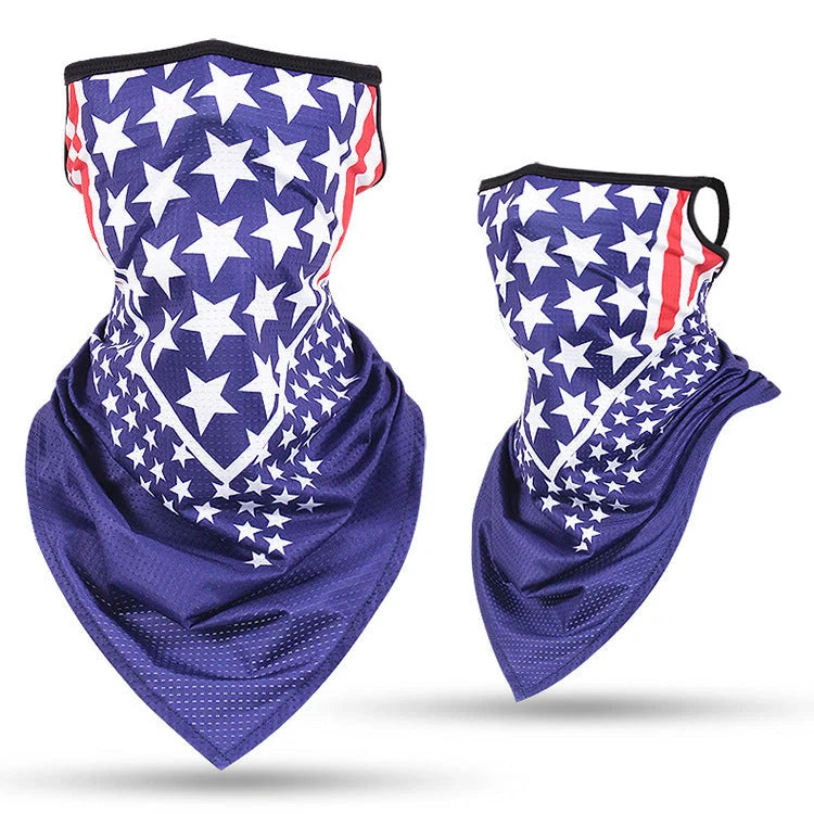 Breathable face guard thin tubular ring scarf in various colours for sun protection