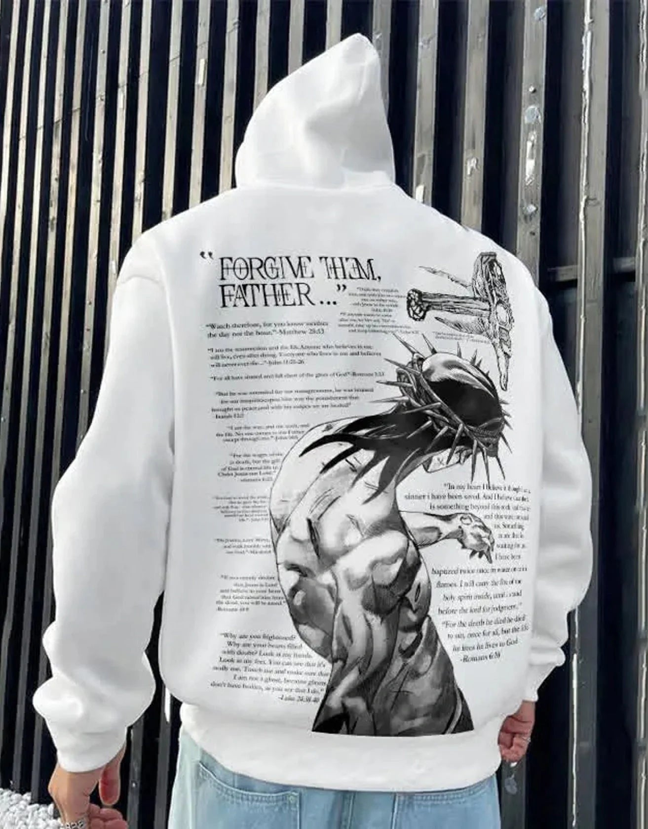 Men's and Women's Casual Printed Hooded Sweater in various colours and sizes