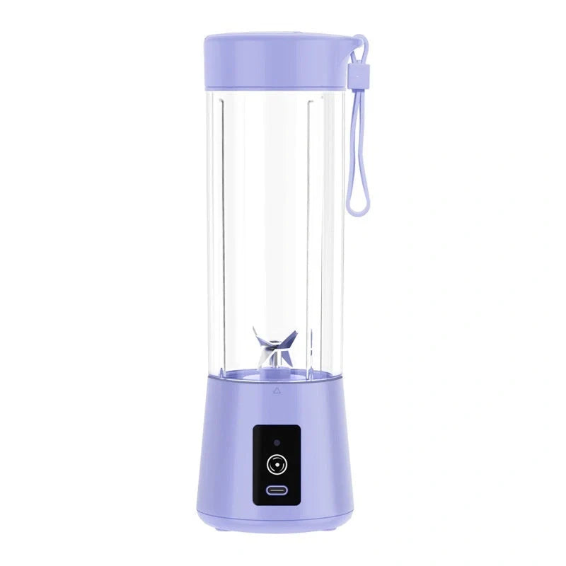 Portable electric juicer with stainless steel blade in various colours