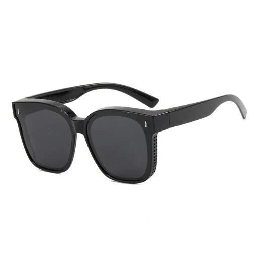 Polarised dual-use sunglasses with anti-glare mirror coating in various colours