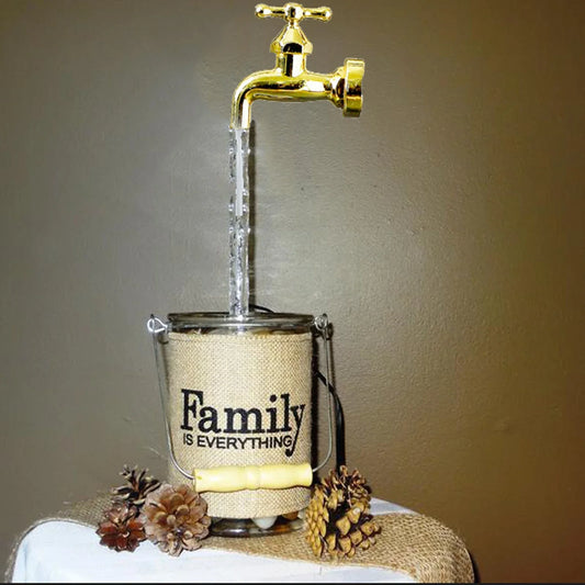 Classic decorative water fountain kits with elegant faucet design for gardens and patios in the UK