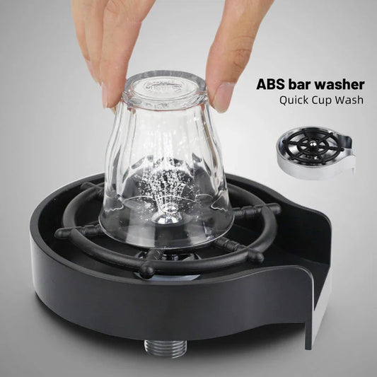 Premium countertop cup washer with high-pressure spray for efficient cleaning of cups and glassware in bars and kitchens