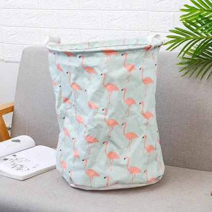 European-style cotton and linen dirty clothes basket in various designs