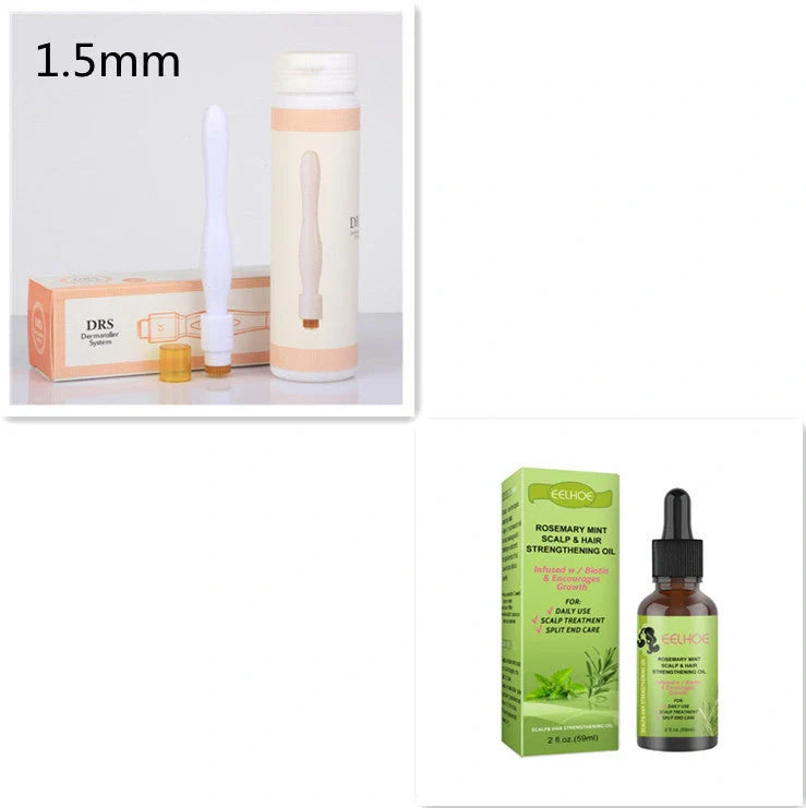 Rejuvenating Rosemary & Mint Hair Growth Serum - Nourishing formula to promote healthy scalp and stimulate hair regeneration