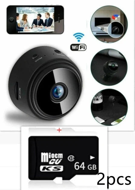 A9 Magnetic Suction Security Camera with HD and infrared night vision features
