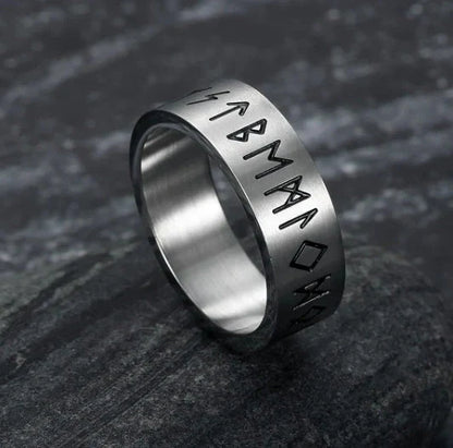 Korean Fashion Titanium Steel Rotatable Ring in vintage style, available in multiple colours