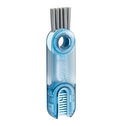 Versatile multi-purpose bottle cleaning brush set with spiral design for reaching into narrow crevices and tough-to-clean areas