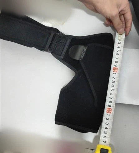 Adjustable neoprene shoulder support brace for dislocation and arthritis pain relief