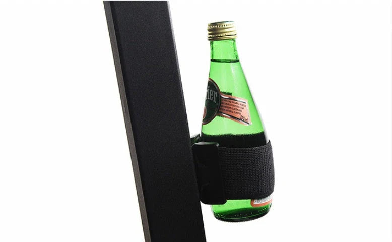 Premium magnetic water bottle holder made of durable silicone, compatible with a wide range of bottle sizes up to 400mL.