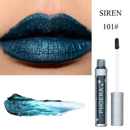 Moisturising candy-coloured lip gloss with glitter for a dazzling lip look