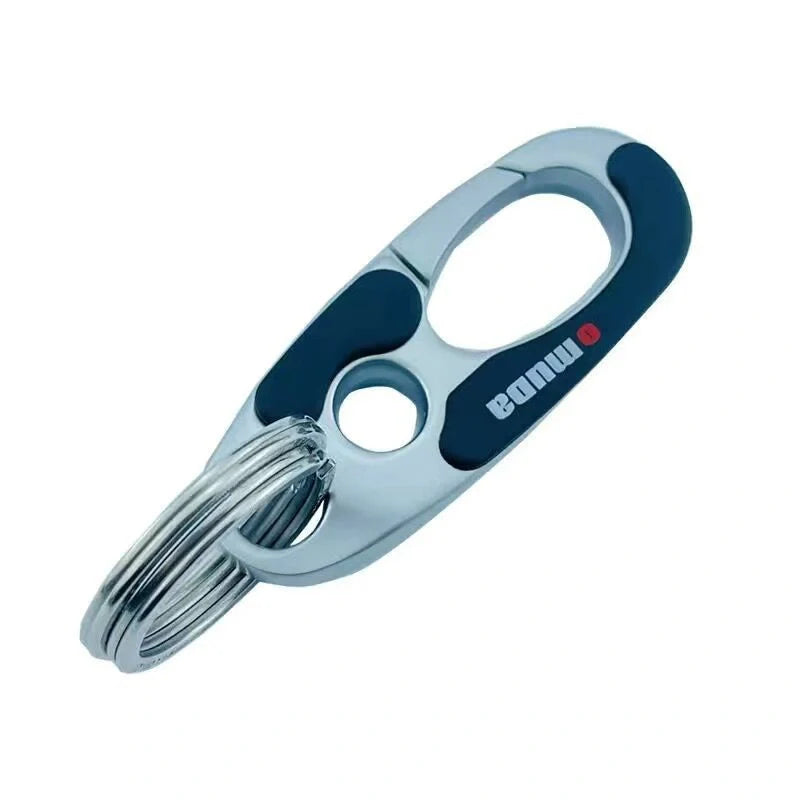 Meida Men's Solid Metal Waist Hanging Car Keychain in various colours
