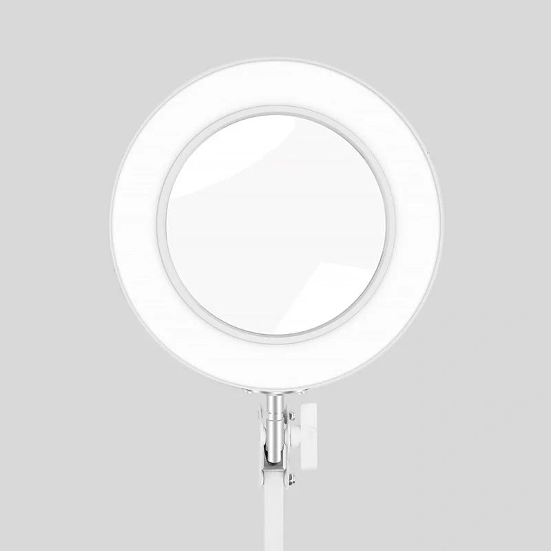 USB Magnifier LED Soldering Magnifying Glass with heavy round base and adjustable brightness