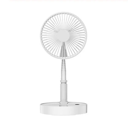 Versatile portable USB cooling fan with adjustable settings and long-lasting battery for use in home, outdoor, and camping environments