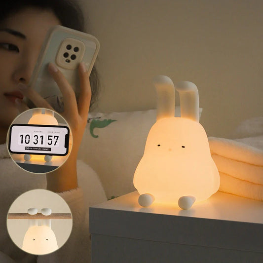 Cute Rabbit Mood Light dimmable LED night light for children