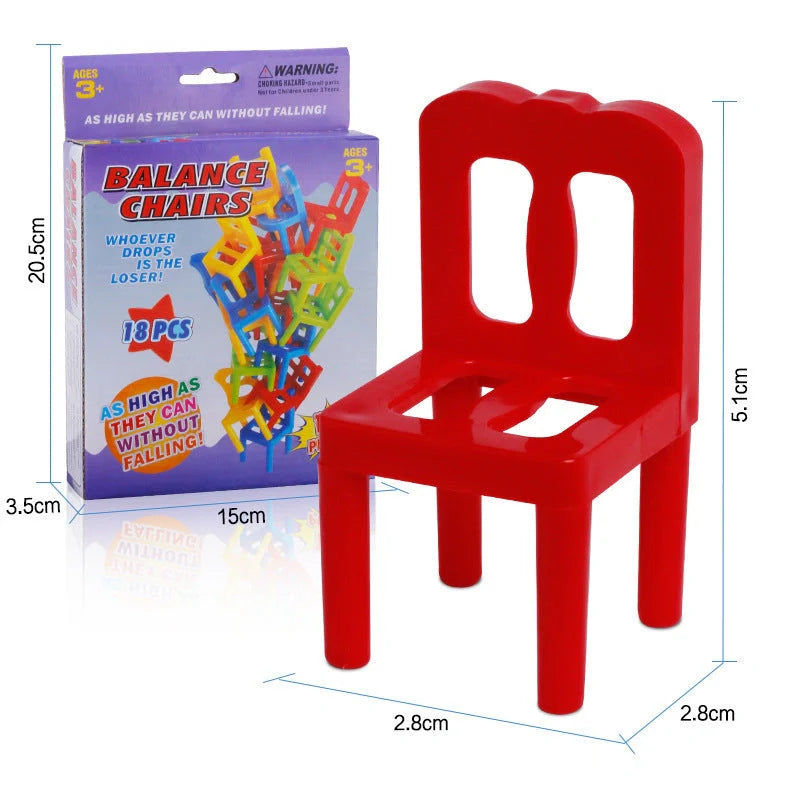 Board Game Balance Chairs for family fun and skill development