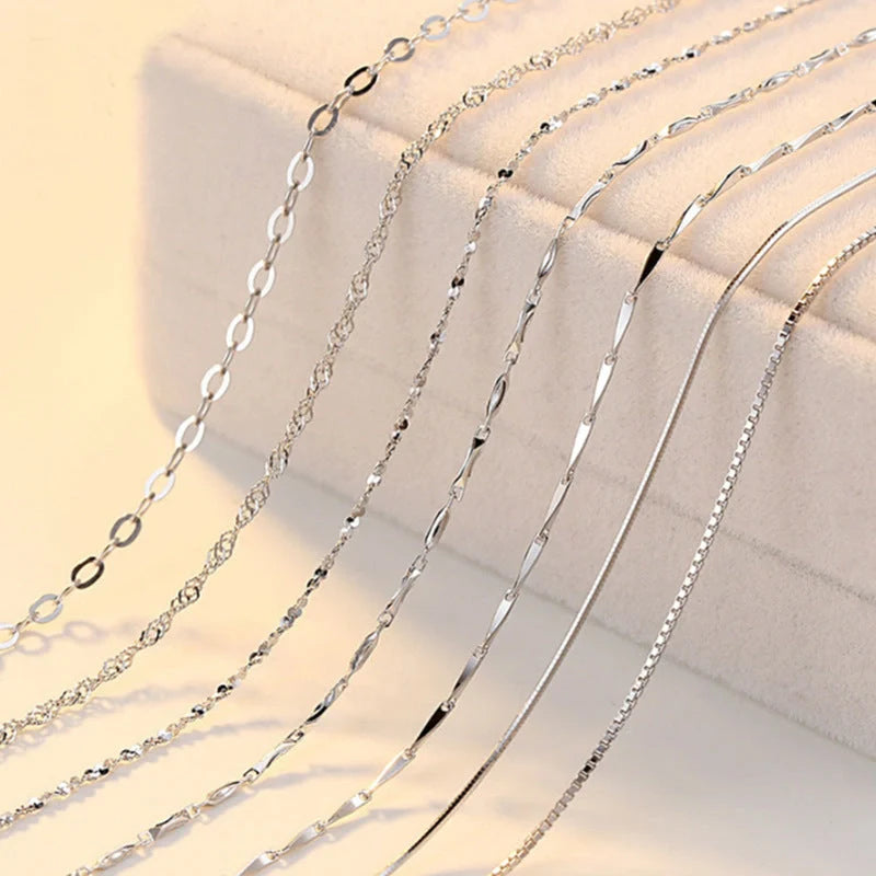 Elegant S925 Sterling Silver Necklace showcasing timeless design and quality craftsmanship