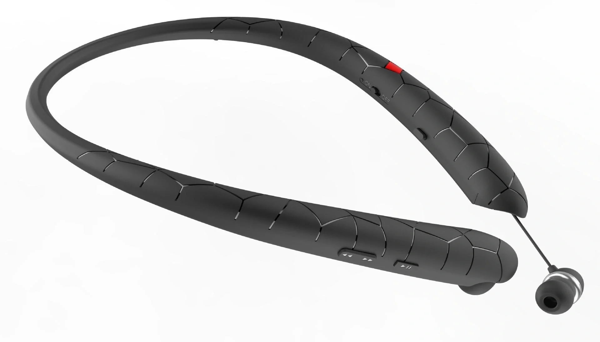 Sports Bluetooth Headphones with retractable wire and neckband design