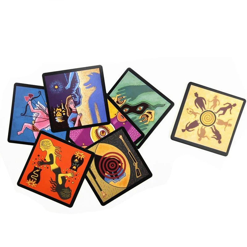 Vibrant Werewolf party board game with English rules for 8-18 players, ages 10 and up