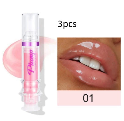 Glossy Luxury Lip Gloss in various shades with a mirror-like shine and hydrating formula