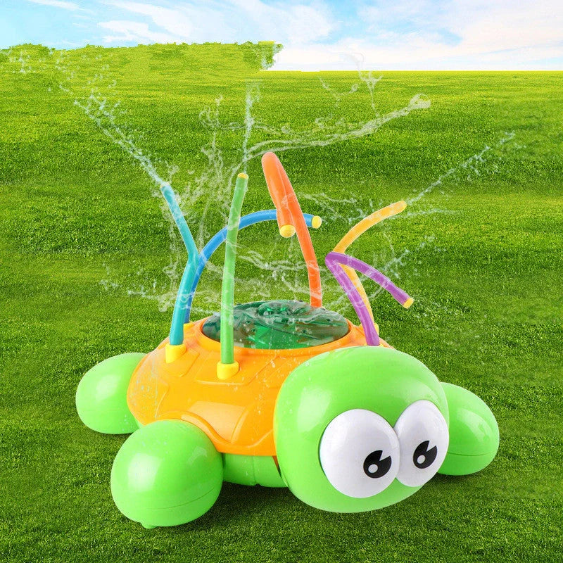 Cartoon sprinkler water toy for baby and toddler summer play