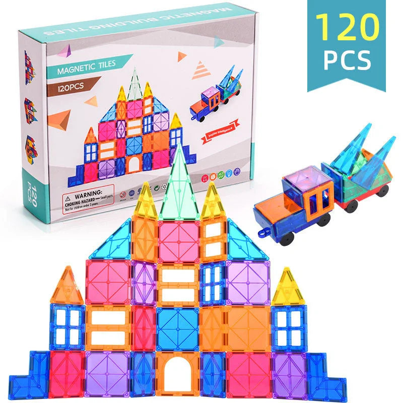 Magnetic Tiles Building Blocks for creative construction and learning