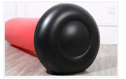 Premium inflatable freestanding boxing punch bag with durable PVC construction, reinforced double-cap seal, and large suction chassis for stable home workouts.