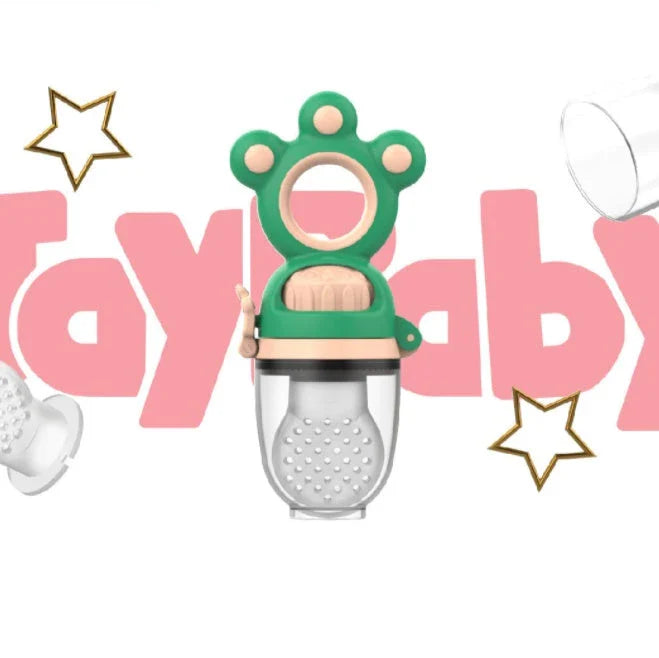 Premium Baby Pacifier Feeder with Soft Silicone Mesh - Hassle-Free Feeding for Healthy Molar Development