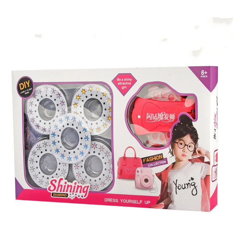 Bling Nail Drill Tool Diamond Supplement Set with 180 adhesive gems for nail art and fashion accessories