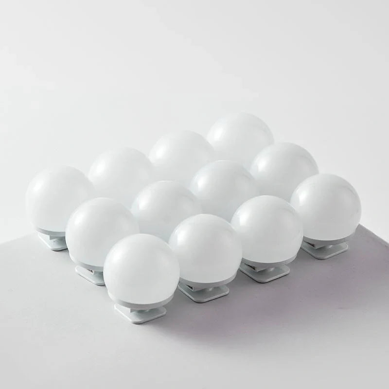 LED Makeup Mirror Light Bulb with adjustable brightness and USB connectivity