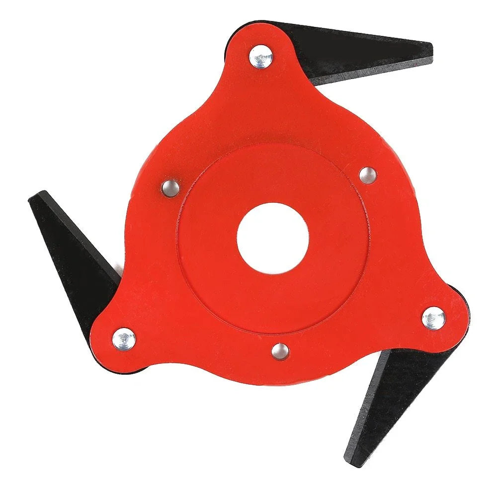 Premium manganese steel mowing blade with flexible design for consistent, high-quality lawn cutting performance