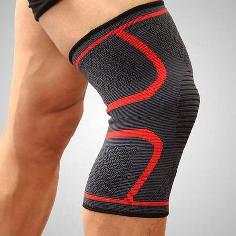 Anti-slip breathable knee support in various colours for joint health