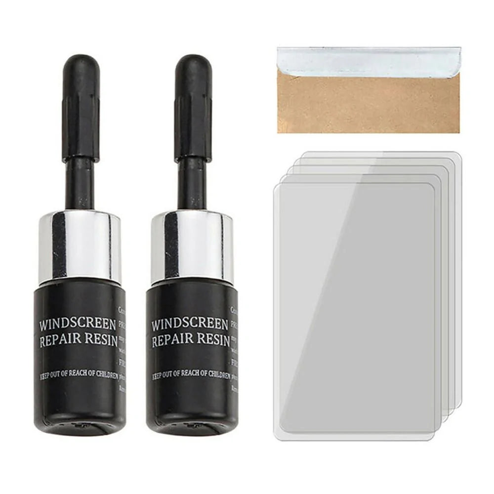 Premium Glass and Windscreen Repair Tool Set for Sealing Cracks and Preventing Further Damage on Car Windscreens