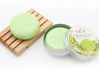 Natural Plant Shampoo Bar with essential oils for healthy hair care