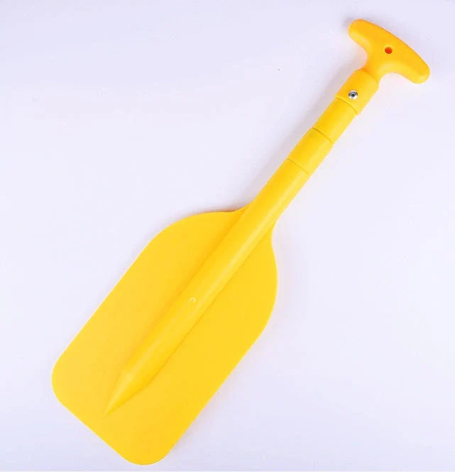 Retractable aluminium alloy paddle for boats, compact and durable design
