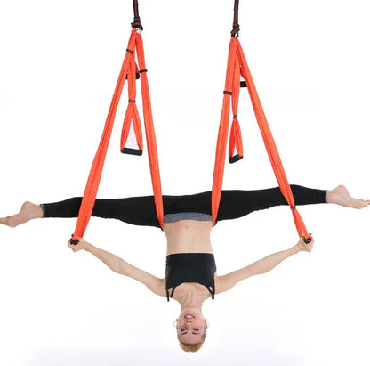 Premium Anti-Gravity Yoga Hammock for Aerial Dance and Fitness - Smooth Rotation, High-Strength Nylon Fabric, Versatile Design