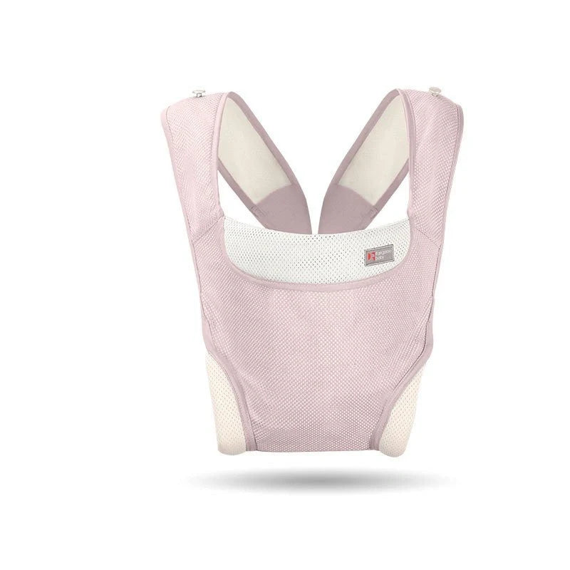 Baby backpack carrier with hipseat in various colours for secure infant transport