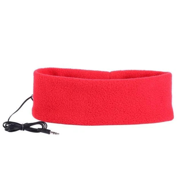 Soft, cozy sleep headphones with built-in speakers and sleep mask functionality for a comfortable and restful night's sleep