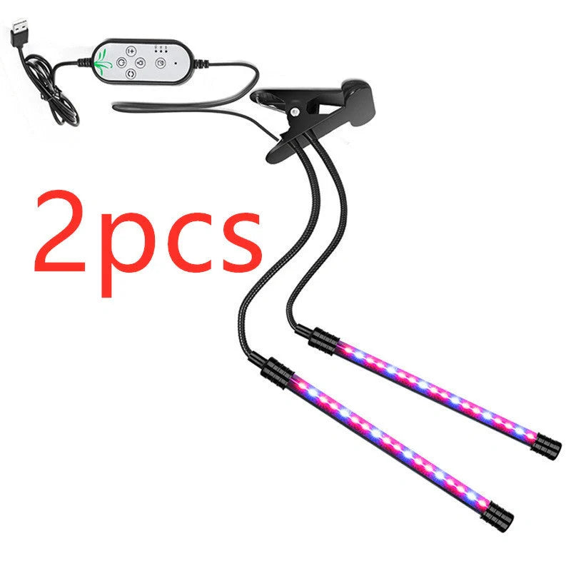 USB dimming timing plant light with adjustable settings for indoor gardening