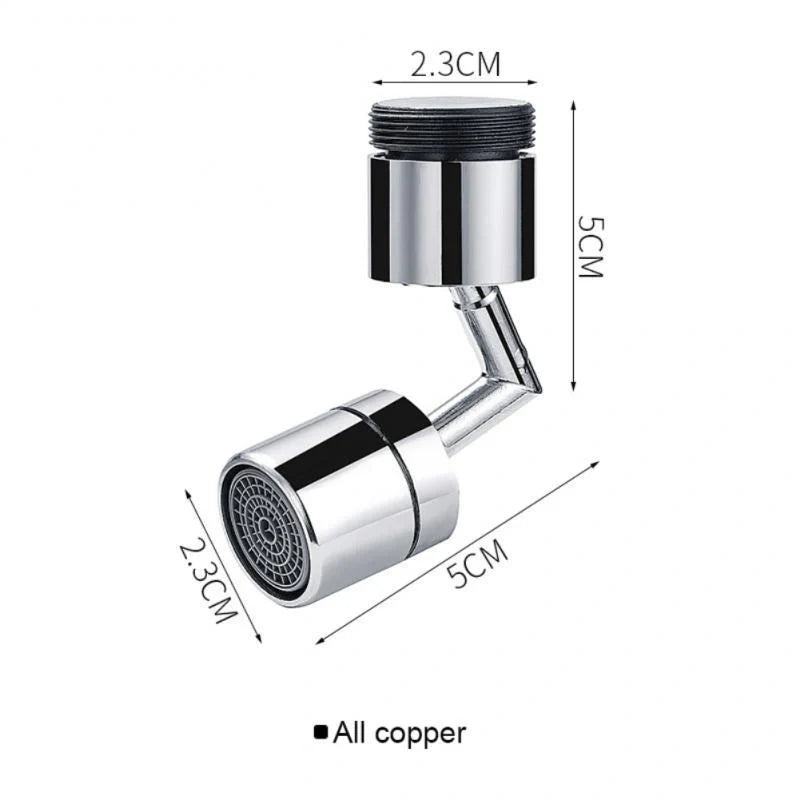 Universal Splash-proof Outer Joint Swivel Faucet with dual output modes