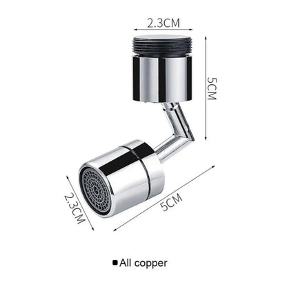 Universal Splash-proof Outer Joint Swivel Faucet with dual output modes