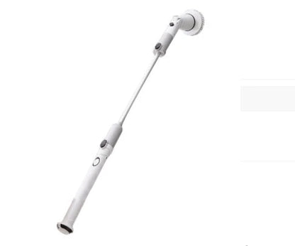 Versatile wireless electric cleaning brush with long retractable handle, suitable for cleaning tough stains and hard-to-reach areas in the home and car