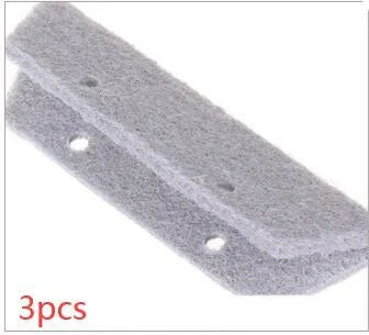Creative Window Groove Cleaning Gap Brush Slot Cleaner in beige, light grey, and blue
