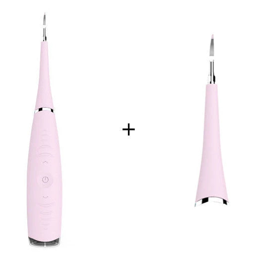 Waterproof Electric Toothbrush Cleaner with Vibrating Head, Silica Gel and ABS Materials, Ergonomic Handle for Effective Plaque and Tartar Removal
