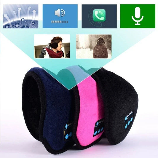 Stylish Bluetooth Earmuffs with hands-free calling and music controls for the British winter