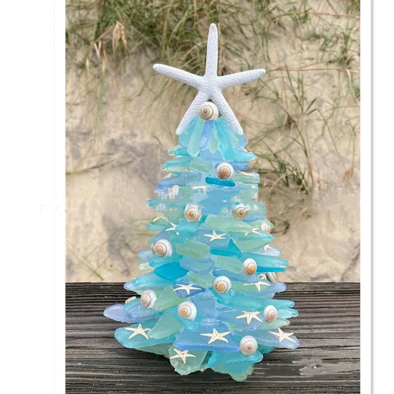 Blue PVC Christmas tree decoration for DIY holiday crafting