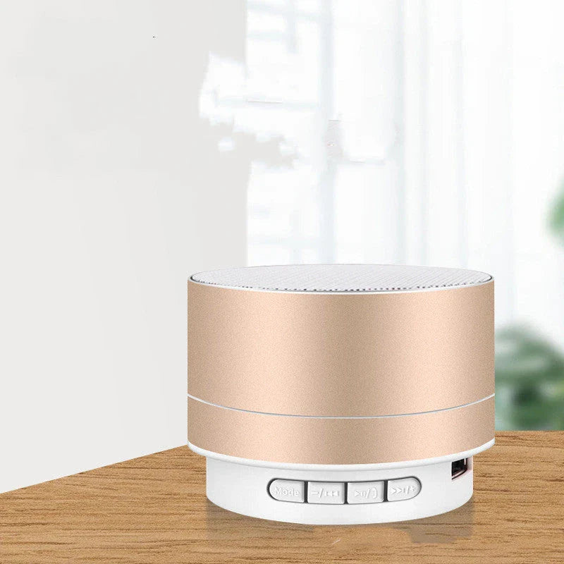 Portable Bluetooth speaker with colorful changing lights, high-quality audio, and durable design for on-the-go use