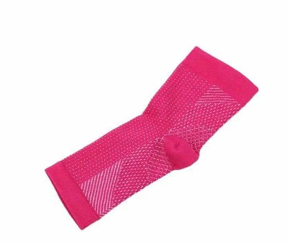 Unisex anti-fatigue compression ankle socks for sports and recovery